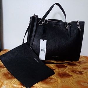 Calvin Klein Reversible East/West Novelty Box Tote